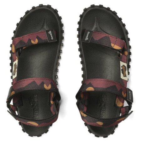 Pánské sandály Gumbies Scrambler Burgundy a Orange