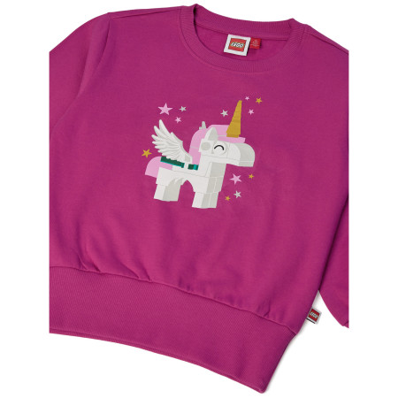 Dětská mikina LEGO® Official Merchandise Lwsia 700 Fuchsia