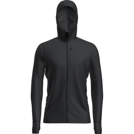 4camping.cz - Pánská funkční mikina Icebreaker M Mer 260 Quantum IV LS Zip Hoodie - L / černá
