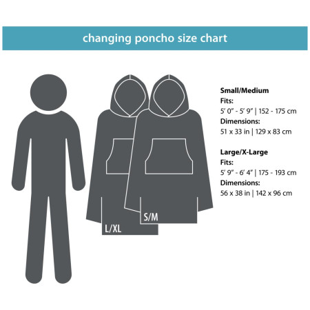 Pončo PackTowl Changing Poncho