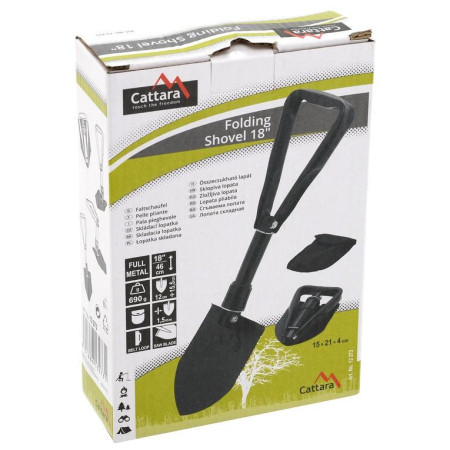 Skládací lopata Cattara Lopatka kovová 46cm