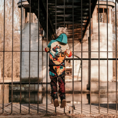 Dětská softshellová bunda WAMU Mountain Bike