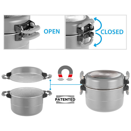 Sada nádobí Brunner Fusion 7+1 Ø 22 cm