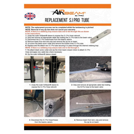 Náhradní duše Vango Airspeed S.I Pro Tube 630 x 10 cm - AT338