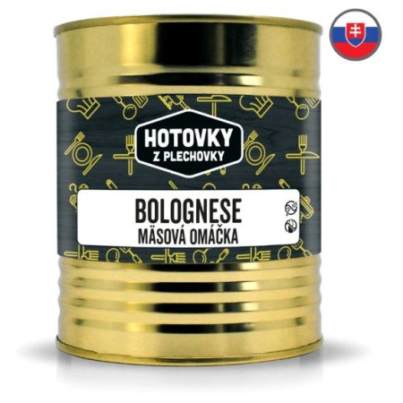 Hotové jídlo Hotovky z plechovky Bolognese masová omáčka 800g