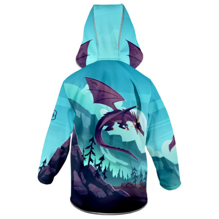 Dětská softshellová bunda WAMU Dragon Fantasy