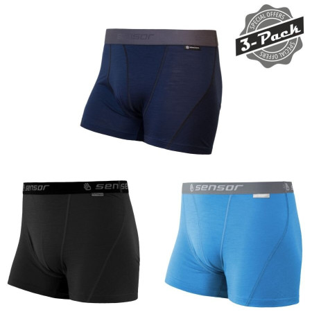 Pánské trenky Sensor MERINO ACTIVE 3-PACK