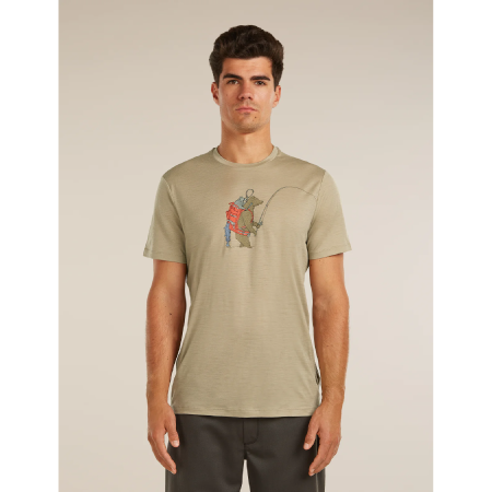 Pánské funkční triko Icebreaker Merino 150 Tech Lite SS Tee Bear Catch