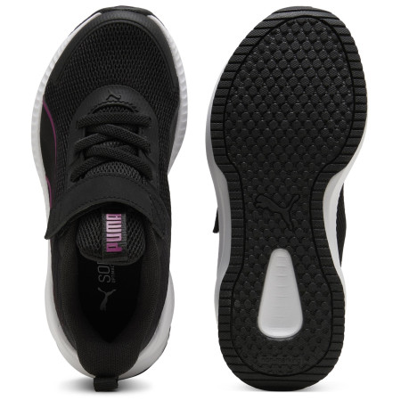Dětské boty Puma Flyer 4 AC+ PS PUMA Black-Fuchsia Glow