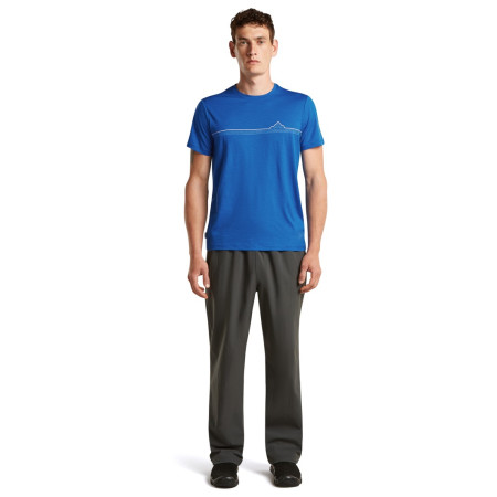 Pánské triko Icebreaker Men Merino 150 Tech Lite SS Tee Range Stripes