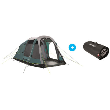 Set Nafukovací stan Outwell Rosedale 4PA + koberec