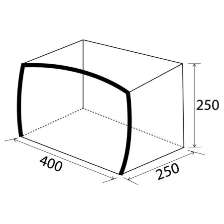 Přístřešek Brunner Skia 400 Aerocampin