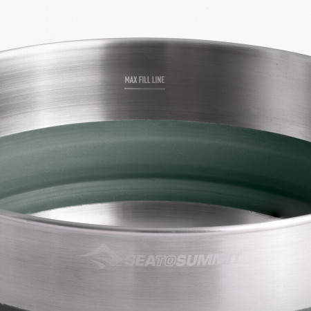 Skládací hrnec Sea to Summit Detour Stainless Steel Collapsible Pot 3L