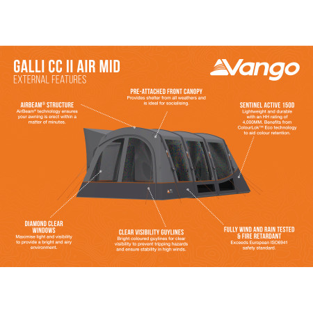Předstan Vango Galli CC II Air Mid