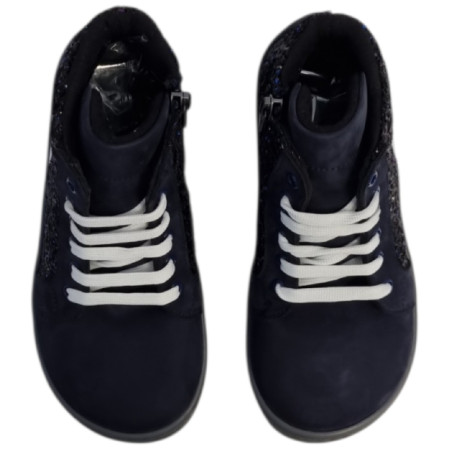 Dětské barefoot boty beBare 3485SA Navy