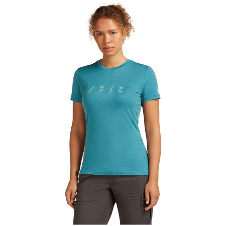 Dámské triko Icebreaker Women Merino 150 Tech Lite SS Tee Snow Day