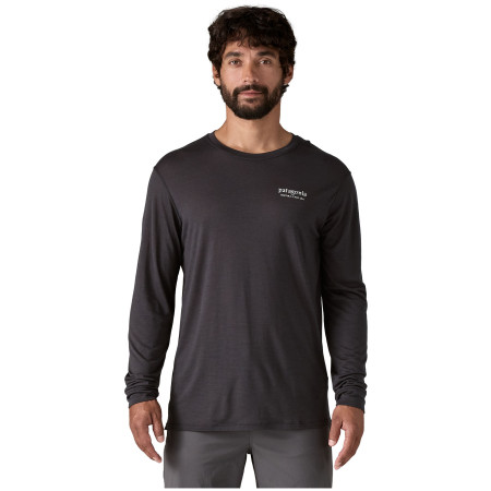 Pánské triko Patagonia M's L/S Cap Cool Merino Blend Graphic Shirt