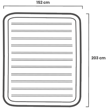 Nafukovací matrace Intex Queen Dura-Beam Classic 64765