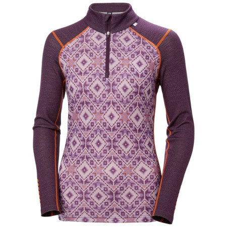 Dámské funkční triko Helly Hansen W Lifa Merino Midw Gra 1/2 Zip