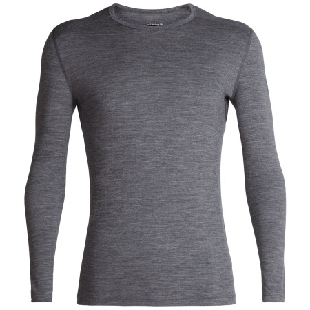 Pánské triko Icebreaker Mens 200 Oasis LS Crewe-gritstone HTHR