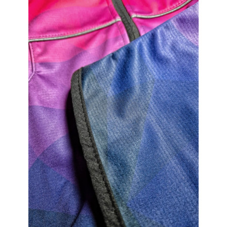 Dětská softshellová bunda WAMU Mozaika purple