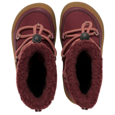 Dětské zimní boty Viking Outdoor Footwear Birch Barefoot Warm WP Pull-on Wine