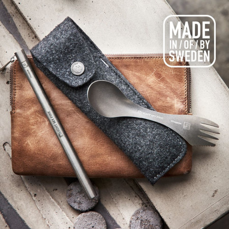 Příbor Light My Fire Spork´n Straw Kit Titanium