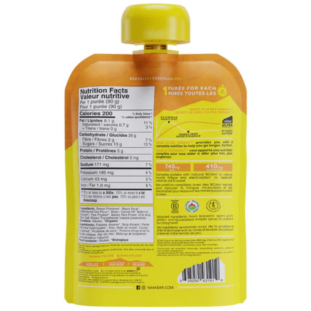 Jídlo na cesty Näak Sweet Potatoes Butternut Squash - Näak Ultra Energy™ Purée (90g)