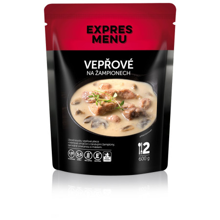 Hotové jídlo Expres menu Vepřové na žampionech 600g