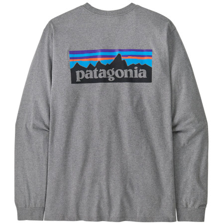 Pánské triko Patagonia P-6 Logo Responsibili Tee LS