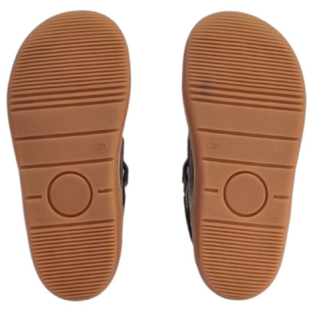 Dětské barefoot boty beBare 3602SA Brown