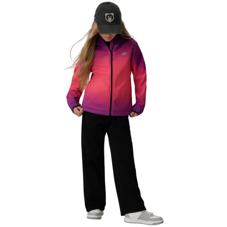 Dětská softshellová bunda 4F Softshell Jacket F603 Multicolour 3 Allover