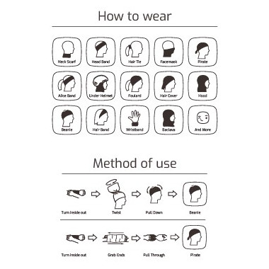 Multifunkční šátek WAMU Svítivě zelená (kolekce Bagr)