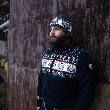 Pletená merino čepice Kama A137