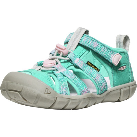 Dětské sandály KEEN Seacamp II Cnx Children Bright Aqua/Giggle Pink