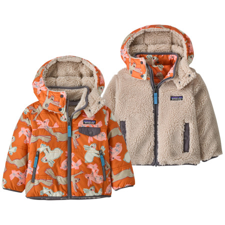 Dětská bunda Patagonia Baby Reversible Tribbles Hoody - BNLM