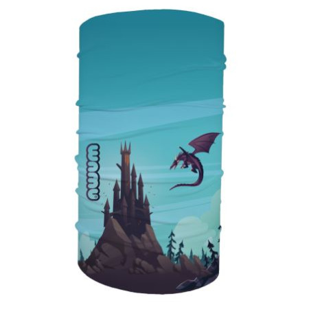 Dětský multifunkční šátek WAMU Dragon Fantasy
