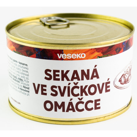 Sekaná ve svíčkové omáčce Veseko 400 g