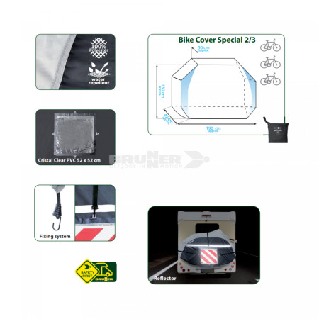 Krycí plachta Brunner Bike Cover Special 2/3