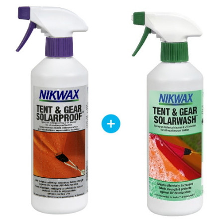 Set Impregnace a čistič Nikwax Tent & Gear 500 ml