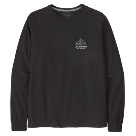 Pánské triko Patagonia M's L/S Chouinard Crest Responsibili-Tee