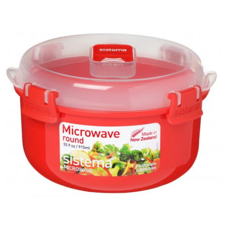Miska s víčkem Sistema Round Microwave