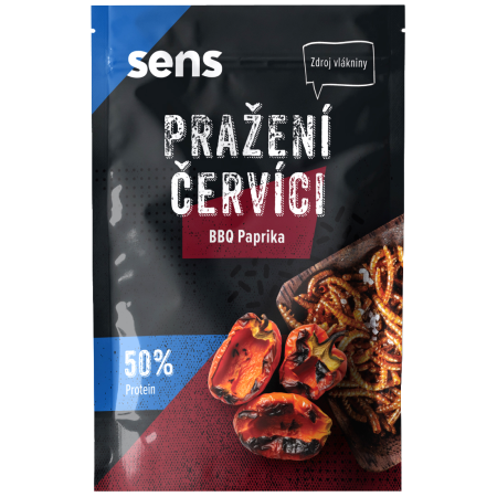 Jedlí červi Sens Kořenění červíci - BBQ Paprika 12 g