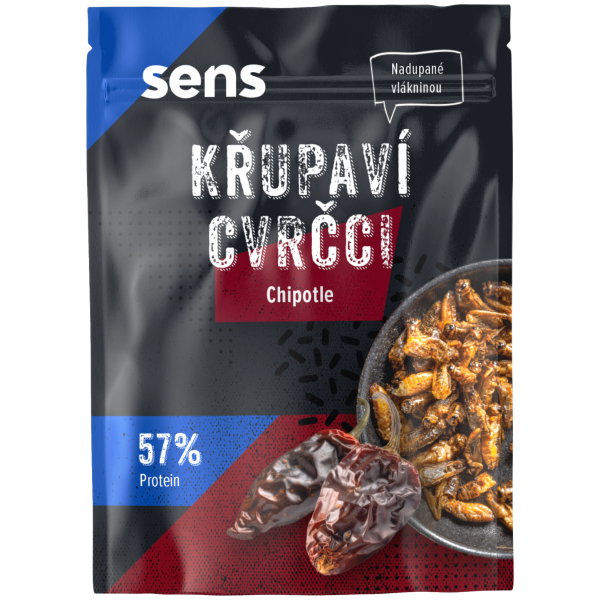 Jedlí cvrčci Sens Křupaví & pražení cvrčci - Chipotle