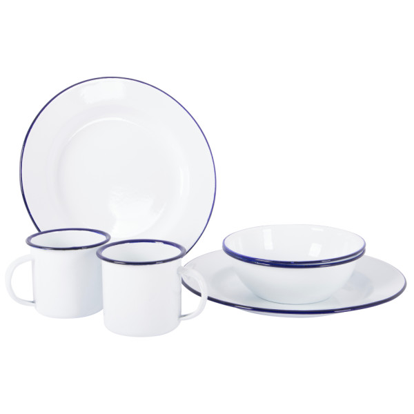 Sada nádobí Bo-Camp Tableware enamel 6 pcs