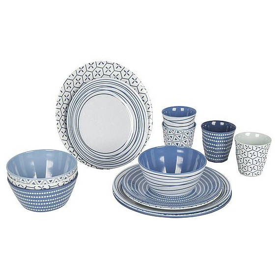 Sada nádobí Bo-Camp Mix & Match 16 100% Melamine