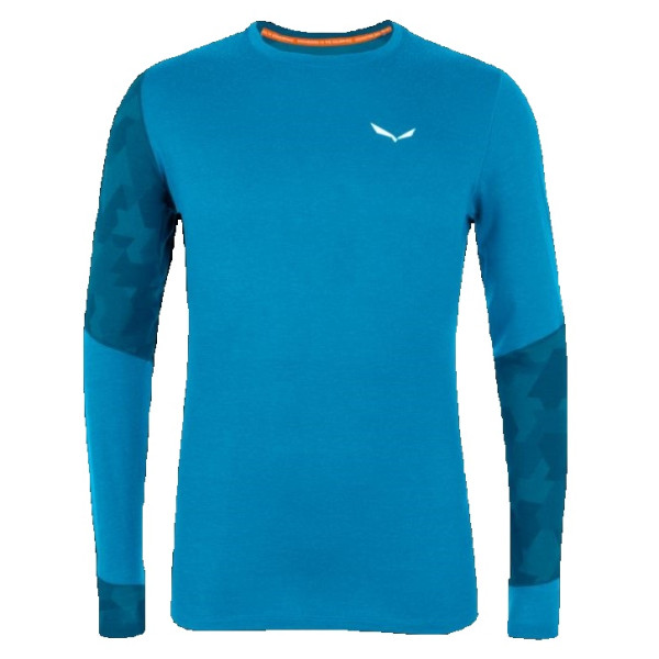 Pánské triko Salewa Cristallo Warm Amr M L/S Tee.