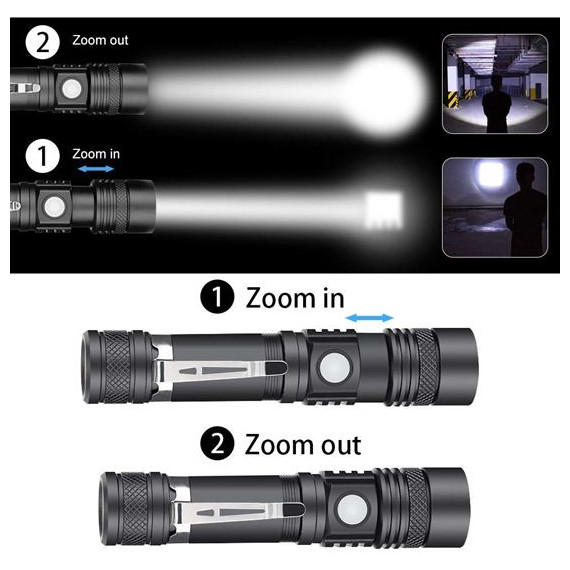 Nabíjecí svítilna Solight LED 400lm + cyclo