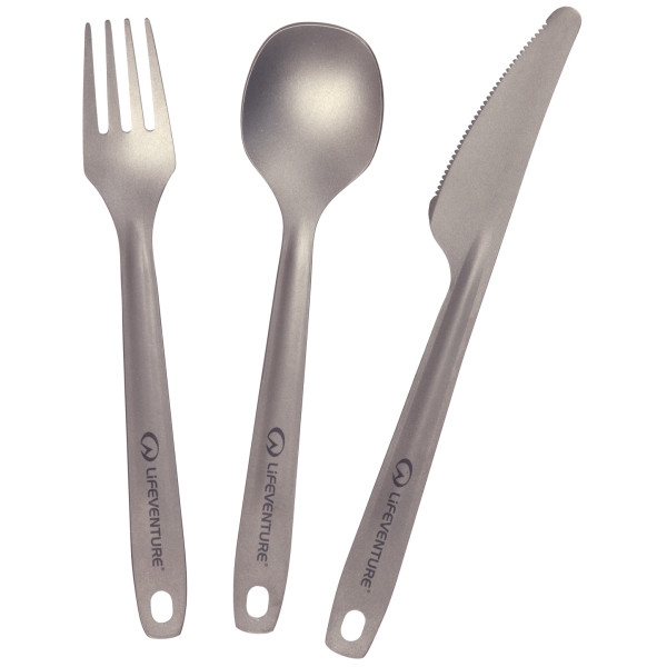 Příbor LifeVenture Superlight Titanium Cutlery Set
