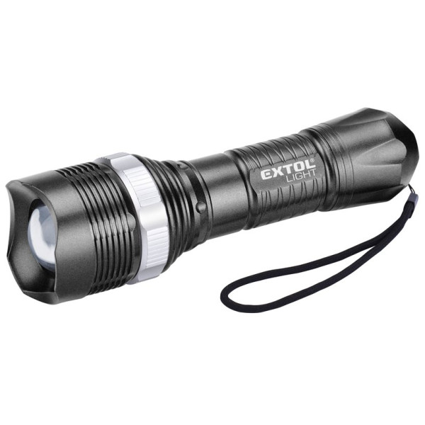 Svítilna Extol 40lm, ZOOM, 1W LED, ABS plast 